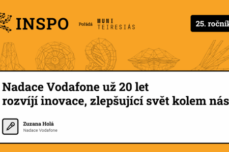 video přednášky Nadace Vodafone už 20 let rozvíjí inovace, zlepšující svět kolem nás