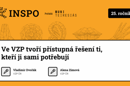 video přednášky Ve VZP tvoří přístupná řešení ti, kteří ji sami potřebují